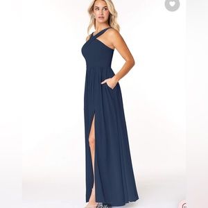 Navy blue Elegant dress.